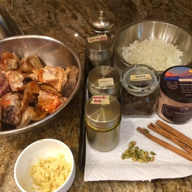 Chicken Curry Ingredients
